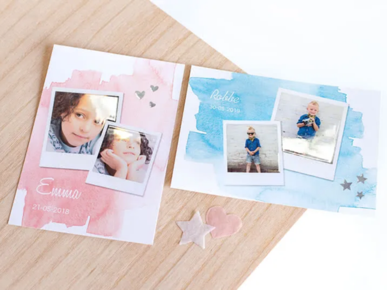 Skapa personliga inbjudningskort till dop, kalas och firande